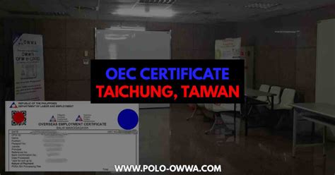 meco taichung online appointment|How to Apply OEC Certificate in Taichung, Taiwan .